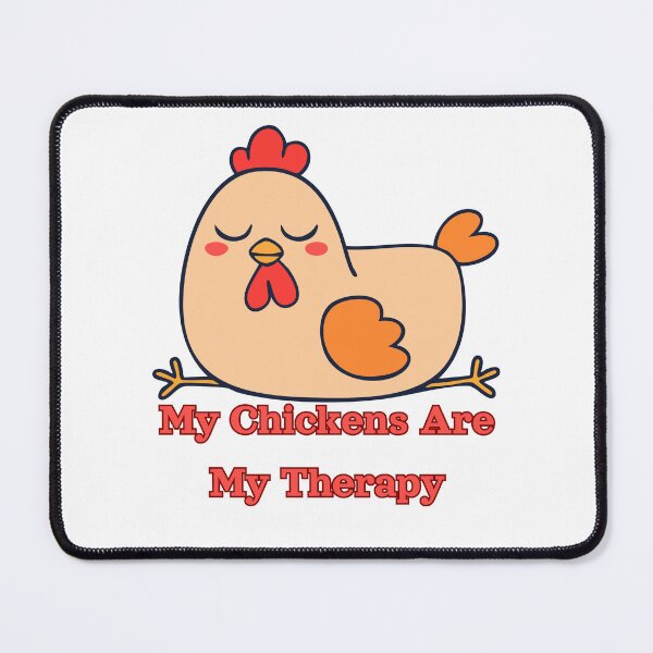 Item preview, My Chickens Are My Therapy Funny Chicken Lover Gift | Farm Life Humor Design | Backyard Chicken Owner Shirt designed and sold by Anasalseady.