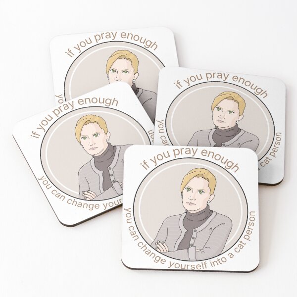 Item preview, Angela Says: Pray to Become a Cat Person! designed and sold by rose apollo.
