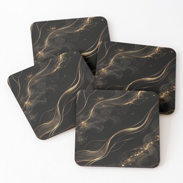 Item preview, Golden Ripples: Deep, Golden Organic Waves designed and sold by JonelleTshirts.