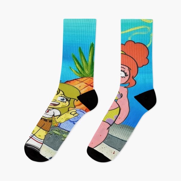 Item preview, Two Cartoon Friends at a Tropical House designed and sold by LittleArtist04.