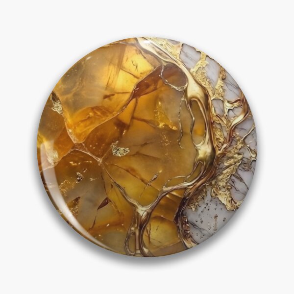 Item preview, Amber Gemstone White Marble and Gold Luxury Art designed and sold by Ed & Harmony.