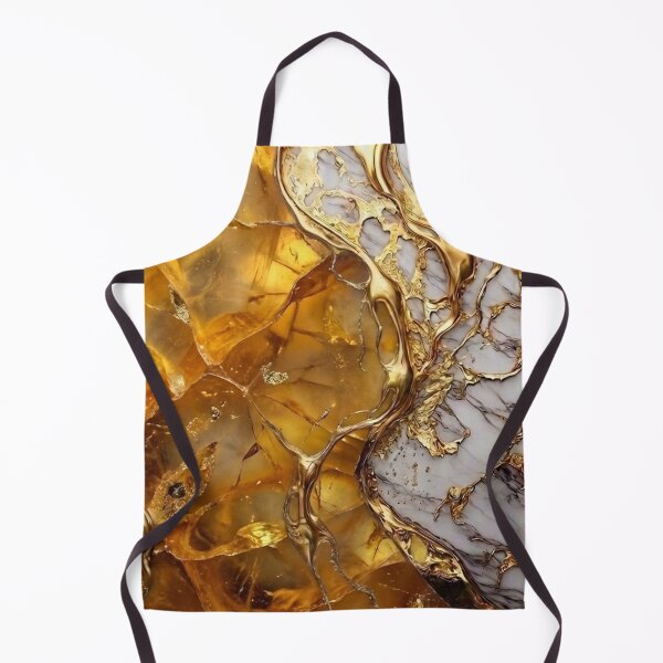 Item preview, Amber Gemstone White Marble and Gold Luxury Art designed and sold by Ed & Harmony.