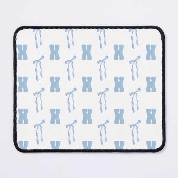Item preview, Watercolor Blue Bow Letter X Phone Case Aesthetic Gift for Her and Mom, Coquette Blue Bow Letter X Blanket Cozy Baby Shower Gift, Letter X Blue Bow Journal Graduation Gift for Her and Girls designed and sold by VivaFy.