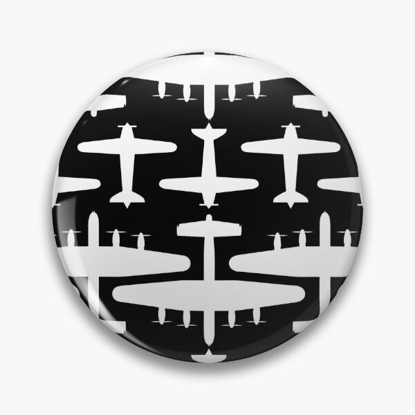 Item preview, WWII Lancaster Spitfire Silhouette Pattern designed and sold by Lil' Peach.