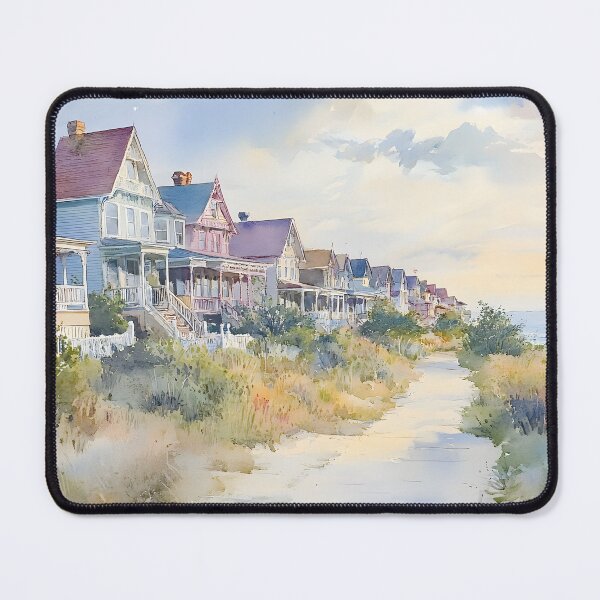 Item preview, Cape May New Jersey Coastal Town with Victorian Houses and Ocean View designed and sold by daila70.