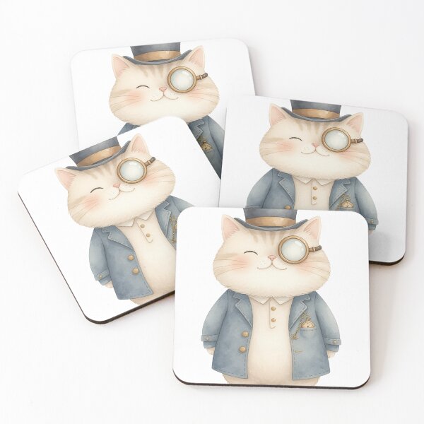 Item preview, Cute Cat In Coat Fashion Character designed and sold by BetweenForms.