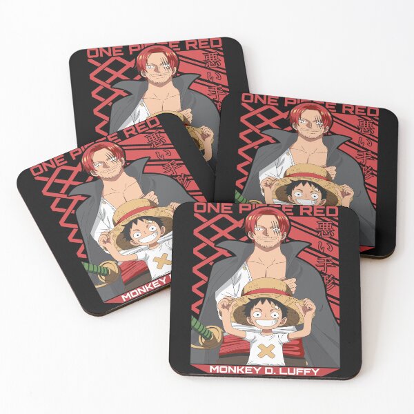 Item preview, One Piece Red Monkey D. Luffy Shanks  designed and sold by visionsunveiled.