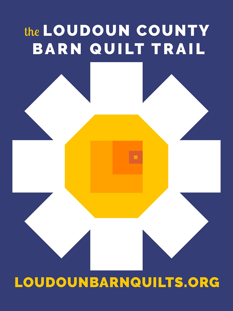 Loudoun Barn Quilt Daisy Merch by loudounarts