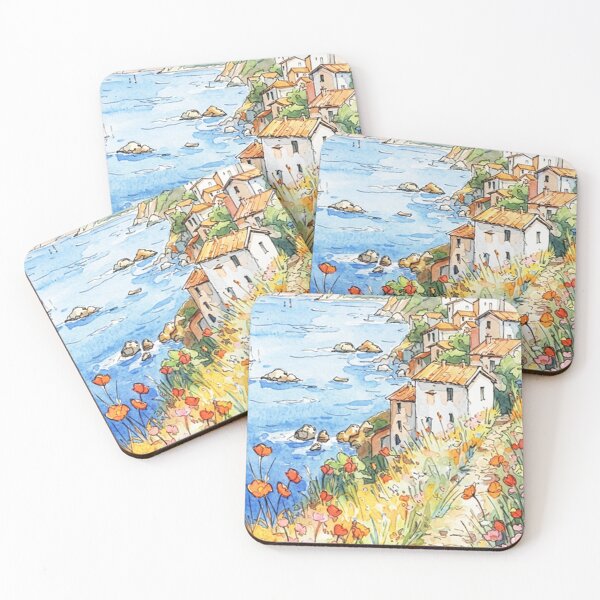 Item preview, Coastal village designed and sold by sid1802.