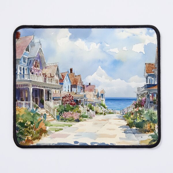 Item preview, Cape May Promenade and Victorian Houses by the Ocean designed and sold by daila70.