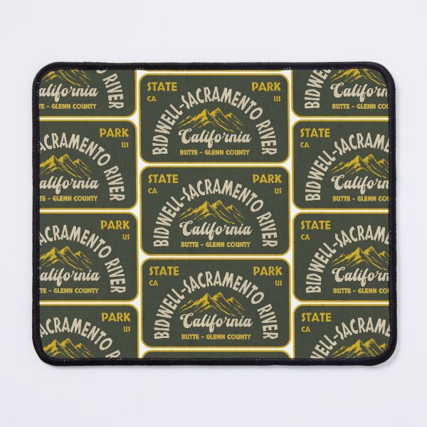 Item preview, Bidwell-Sacramento River State Park, Butte - Glenn County, California, badge design designed and sold by Wanderful-roads.