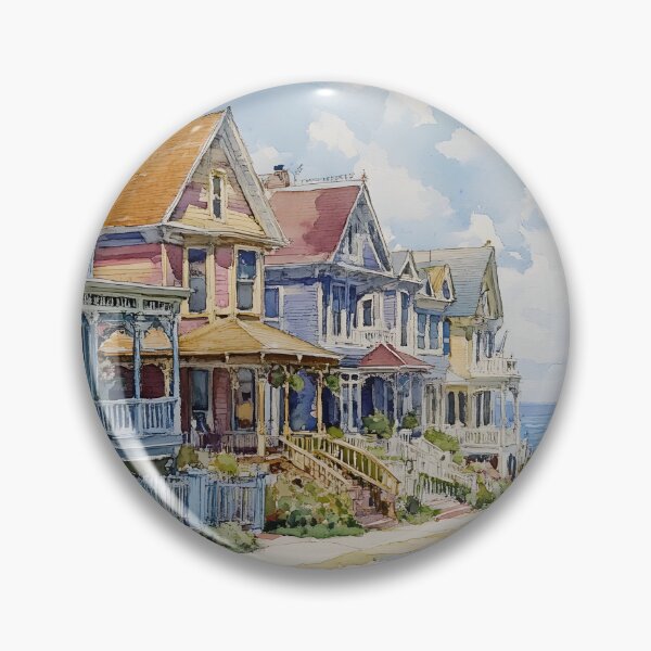 Item preview, Cape May Colorful Beachfront Architecture New Jersey designed and sold by daila70.
