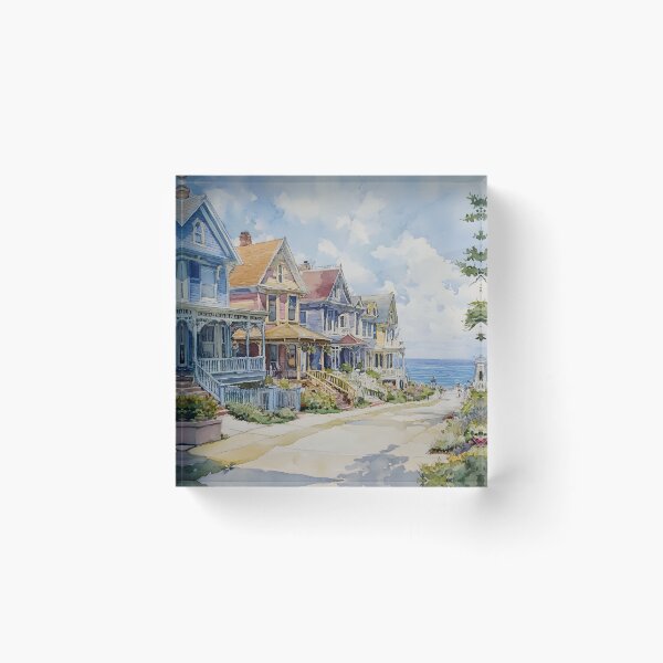 Item preview, Cape May Colorful Beachfront Architecture New Jersey designed and sold by daila70.