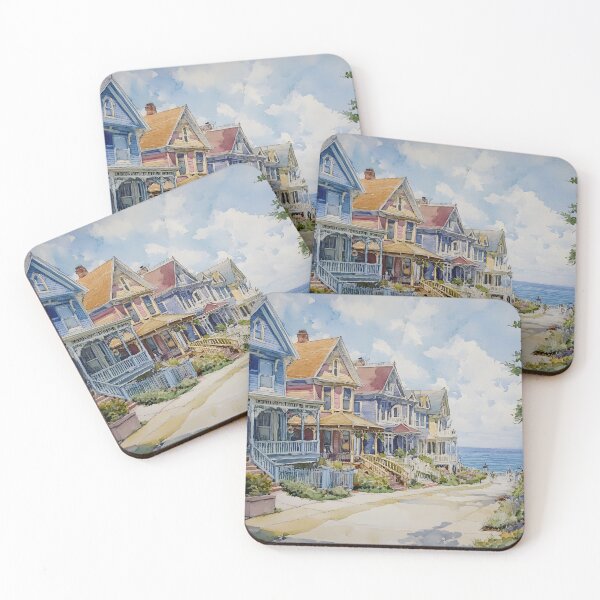 Item preview, Cape May Colorful Beachfront Architecture New Jersey designed and sold by daila70.