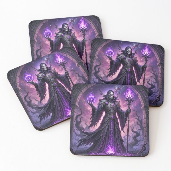Item preview, Lich King - Necromancer Gothic Night Art designed and sold by Lucid Dream Pixel.