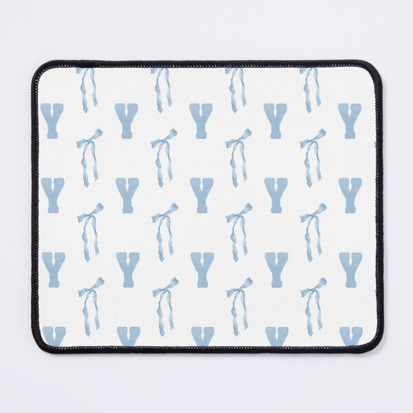 Item preview, Watercolor Blue Bow Letter Y Phone Case Aesthetic Gift for Her and Mom, Coquette Blue Bow Letter Y Blanket Cozy Baby Shower Gift, Letter Y Blue Bow Journal Graduation Gift for Her and Girls designed and sold by VivaFy.