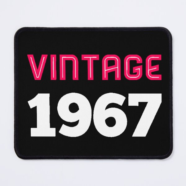 Item preview, Vintage 1967 birthday gift idea, born in 1967, limited edition retro classic design designed and sold by AstronautMerch.
