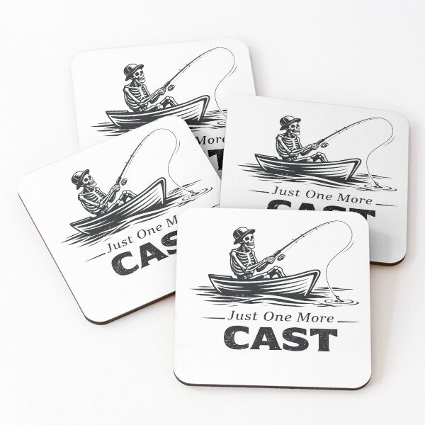 Item preview, Just One More Cast Skeleton Angler designed and sold by GeaSupplyStudio.