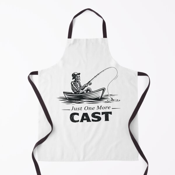 Item preview, Just One More Cast Skeleton Angler designed and sold by GeaSupplyStudio.