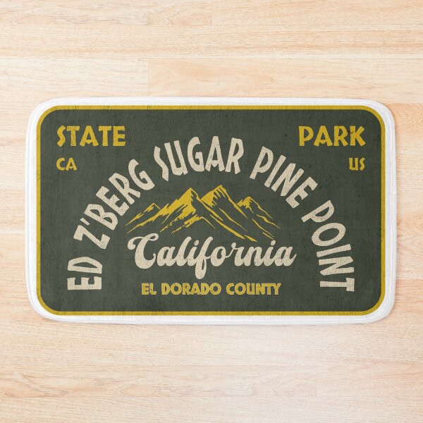Item preview, Ed Z'berg Sugar Pine Point State Park, El Dorado County, California, badge design designed and sold by Wanderful-roads.