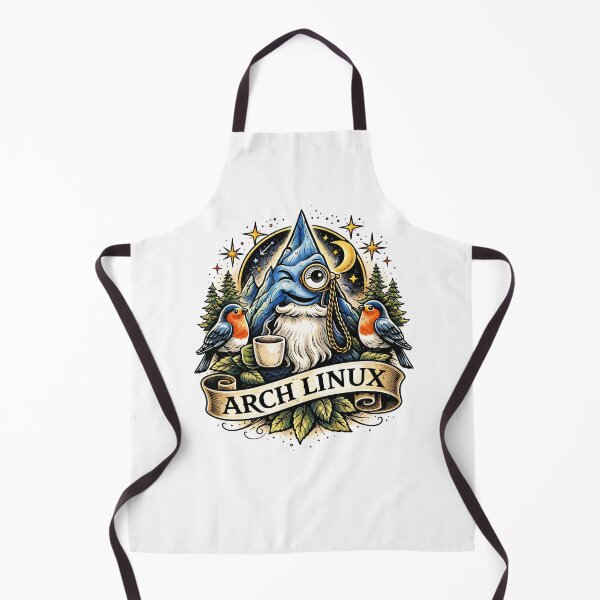 Item preview, Arch Linux (Vintage Tattoo) designed and sold by Fakecactus Designs.