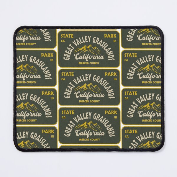 Item preview, Great Valley Grasslands State Park, Merced County, California, badge design designed and sold by Wanderful-roads.