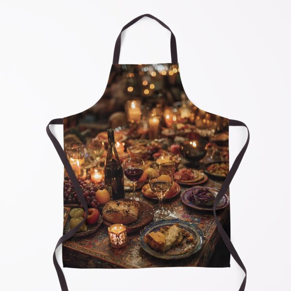 Item preview, Opulent Candlelit Feast Table with Wine & Fresh Fruits designed and sold by EK-World.