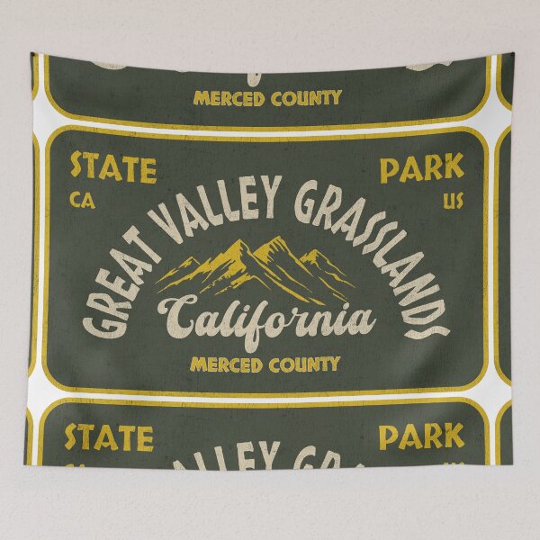 Item preview, Great Valley Grasslands State Park, Merced County, California, badge design designed and sold by Wanderful-roads.