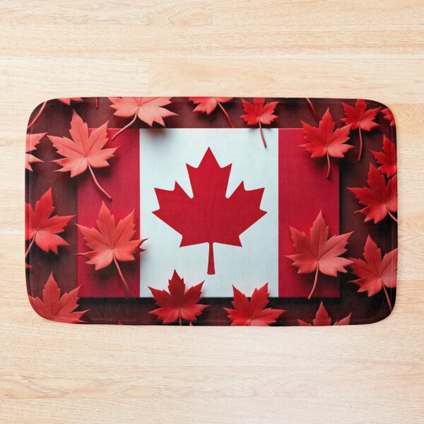 Item preview, Canadian Flag Surrounded by Red Maple Leafs designed and sold by laurakerr.