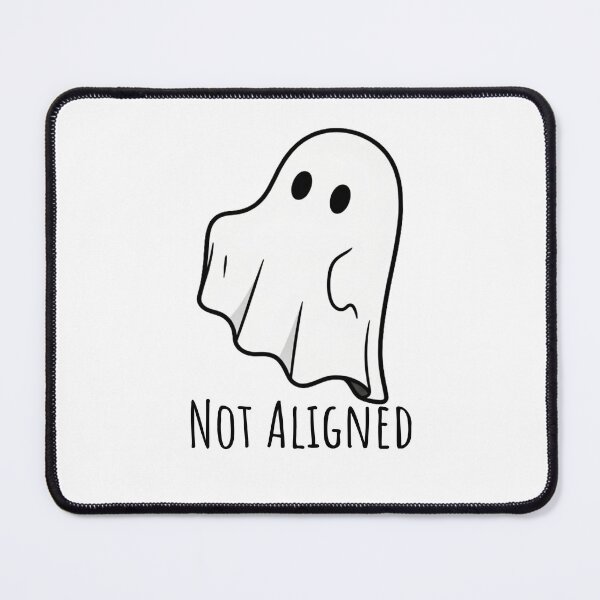 Item preview, "Not Aligned" - Minimal Meme Design designed and sold by Shelley Noel.