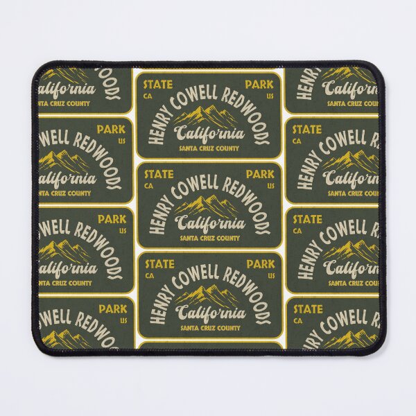 Item preview, Henry Cowell Redwoods State Park, Santa Cruz County, California, badge design designed and sold by Wanderful-roads.