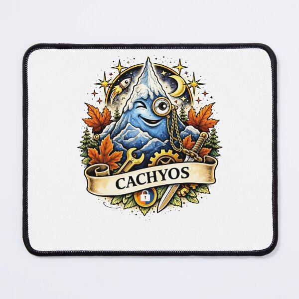 Item preview, CachyOS Linux (Vintage Tattoo) designed and sold by Fakecactus Designs.