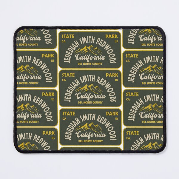 Item preview, Jedediah Smith Redwoods State Park, Del Norte County, California, badge design designed and sold by Wanderful-roads.
