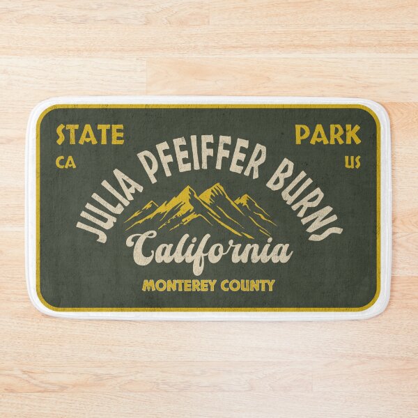 Item preview, Julia Pfeiffer Burns State Park, Monterey County, California, badge design designed and sold by Wanderful-roads.