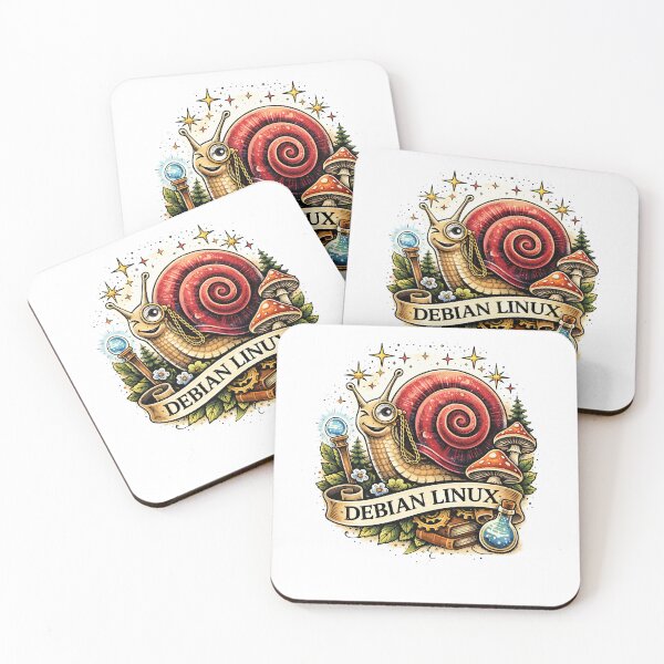 Item preview, Debian Linux (Vintage Tattoo) designed and sold by Fakecactus Designs.