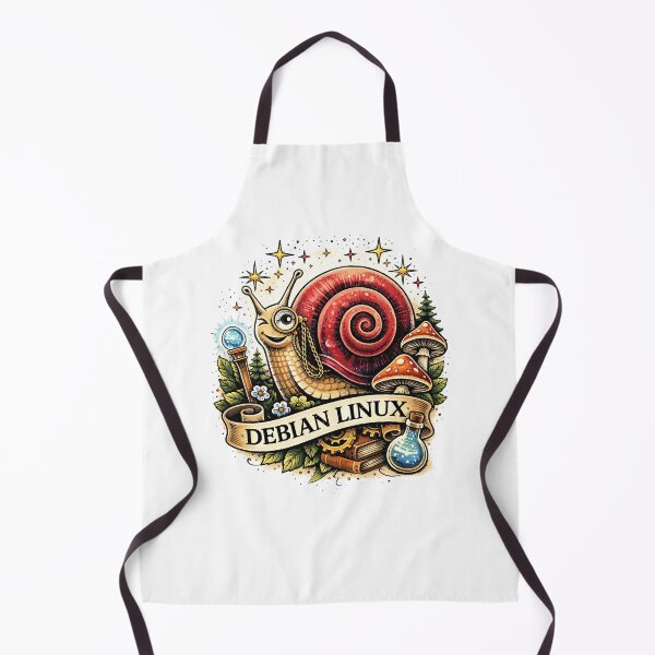 Item preview, Debian Linux (Vintage Tattoo) designed and sold by Fakecactus Designs.