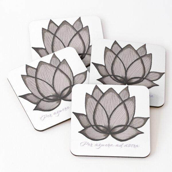 Item preview, Through Hardship to the Stars - Dark Academia Lotus designed and sold by Lauretius.