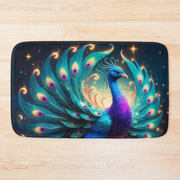 Item preview, Cosmic Peacock - Fantasy Art designed and sold by Lucid Dream Pixel.