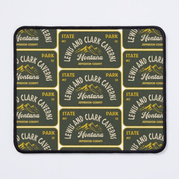 Item preview, Lewis and Clark Caverns State Park, Jefferson County, Montana, badge design designed and sold by Wanderful-roads.
