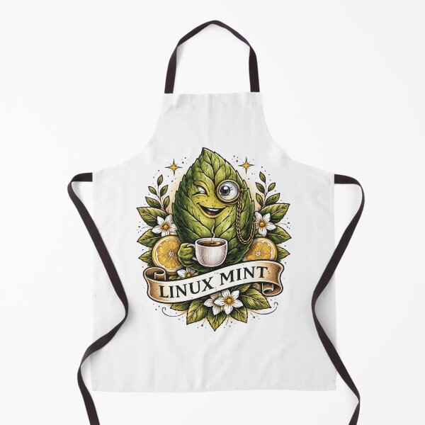Item preview, Linux Mint (Vintage Tattoo) designed and sold by Fakecactus Designs.