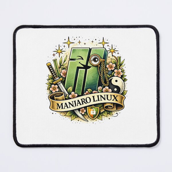 Item preview, Manjaro (Vintage Tattoo) designed and sold by Fakecactus Designs.