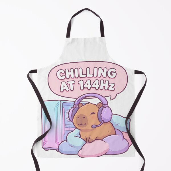 Item preview, Chill Kawaii Capybara PC Gamer 144hz Anime Aesthetic designed and sold by Retro Mood Co.