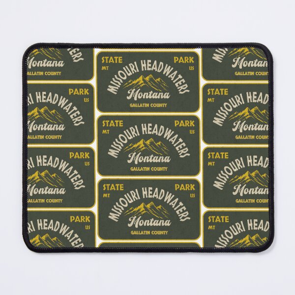 Item preview, Missouri Headwaters State Park, Gallatin County, Montana, badge design designed and sold by Wanderful-roads.