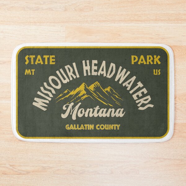 Item preview, Missouri Headwaters State Park, Gallatin County, Montana, badge design designed and sold by Wanderful-roads.