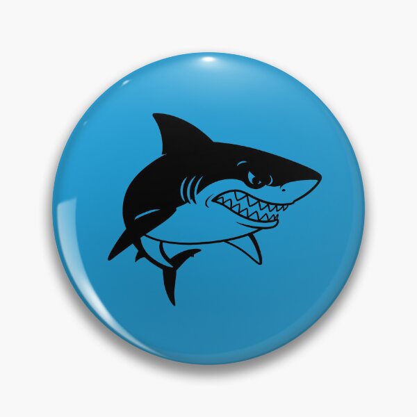 Item preview,  Angry Great White Shark Line Art designed and sold by mirojurin by AXXISS .