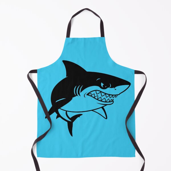 Item preview,  Angry Great White Shark Line Art designed and sold by mirojurin by AXXISS .