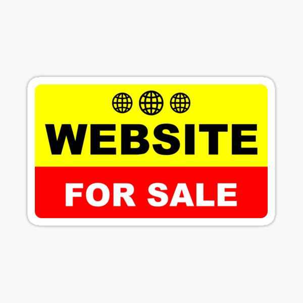 Website for Sale Sticker