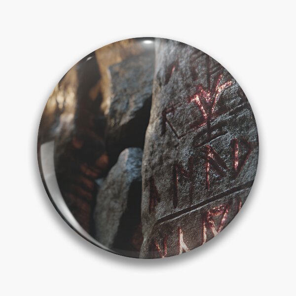 Item preview, Mysterious Glowing Ancient Runes on Stone designed and sold by EK-World.