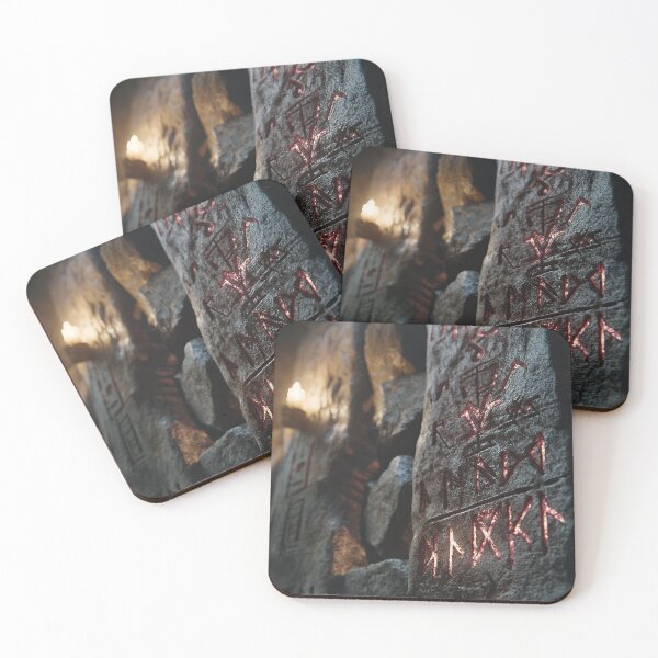 Item preview, Mysterious Glowing Ancient Runes on Stone designed and sold by EK-World.