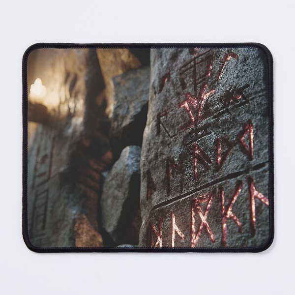 Item preview, Mysterious Glowing Ancient Runes on Stone designed and sold by EK-World.